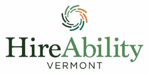 HireAbility Logo logo for HireAbility Vermont organization