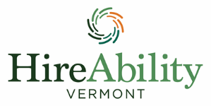 logo for HireAbility Vermont organization